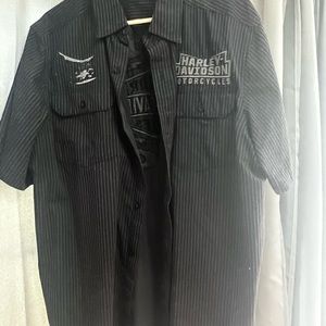 Harley Davison button up